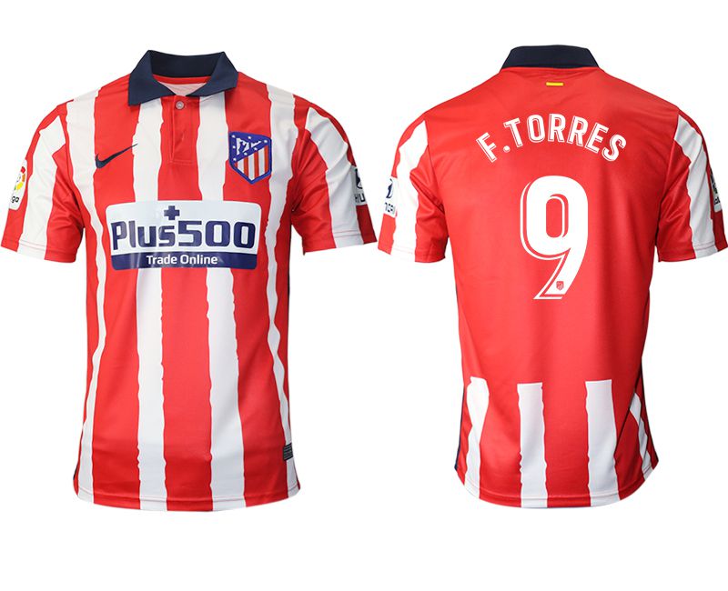 Men 2020-2021 club Atletico Madrid home aaa version #9 red Soccer Jerseys